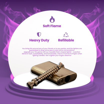 Brass Black - Donkey Lighter - Regular Flame