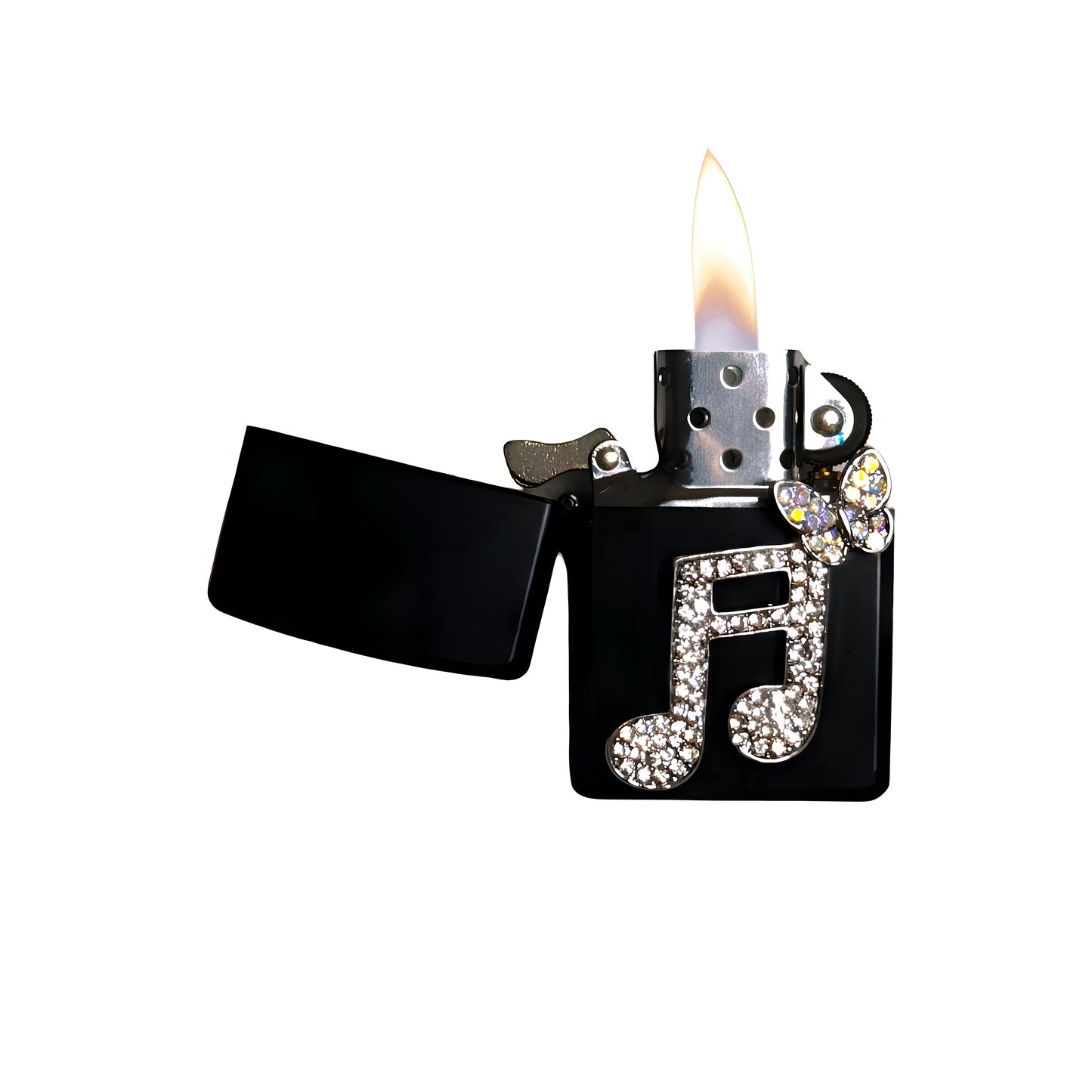 Black - Musical Lighter - Regular Flame