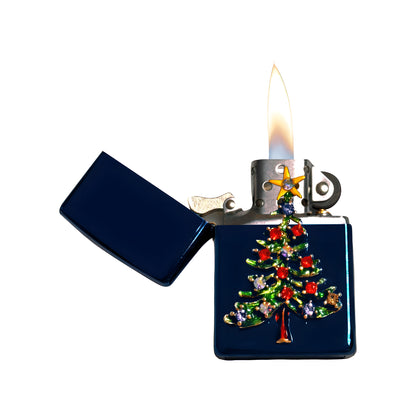 Blue Chrome - Christmas Tree Lighter - Regular Flame