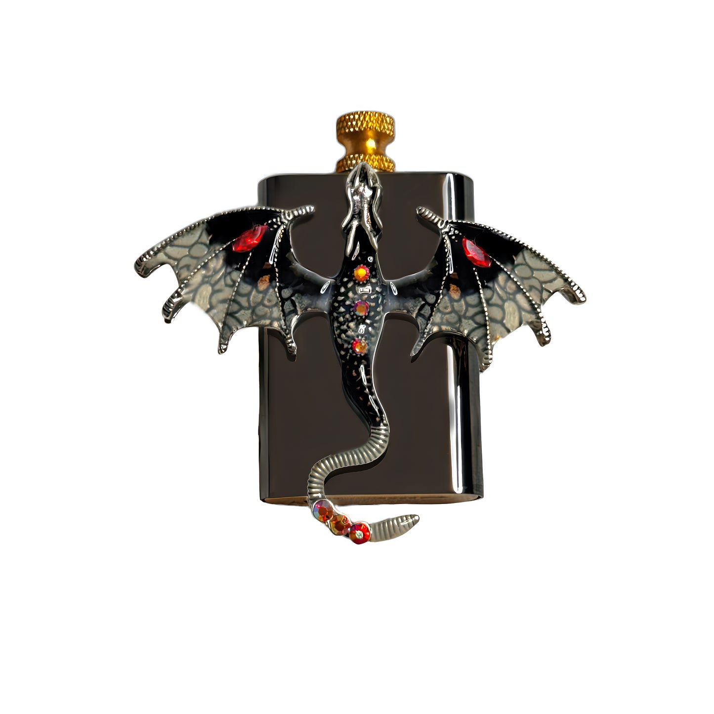 Brass Black - Black Dragon Lighter - Regular Flame