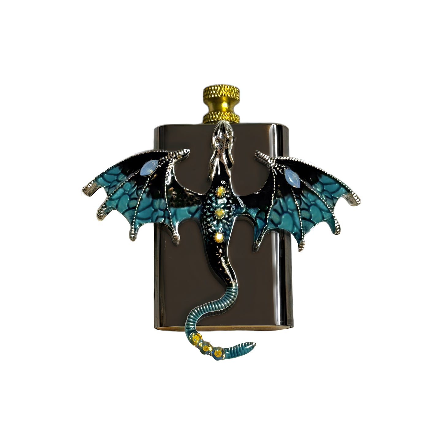 Brass Silver - Dragon Lighter - Regular Flame