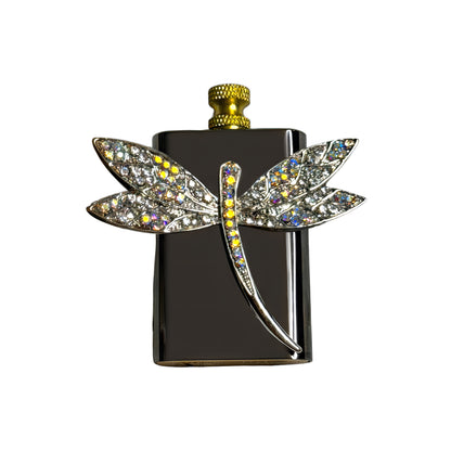 Brass Black - Elegant Dragonfly Lighter - Regular Flame