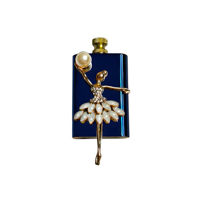 Brass Blue - Elegant Ballerina Lighter- Regular Flame