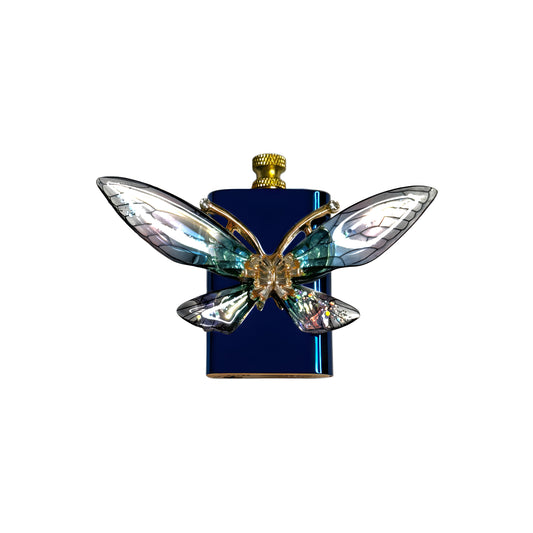 Brass Blue - Enchanted Butterfly Lighter- Regular Flame