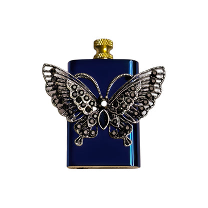 Brass Blue - Gothic Butterfly Lighter- Regular Flame