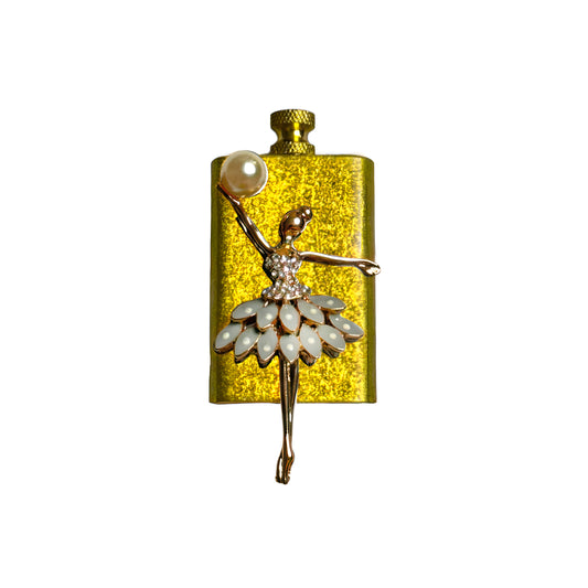 Brass Gold - Elegant Ballerina Lighter- Regular Flame