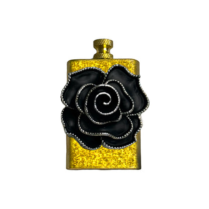 Brass Gold - Gothic Rose Lighter- Regular Flame