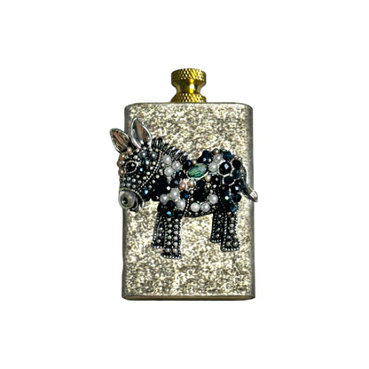 Brass Silver - Donkey Lighter - Regular Flame