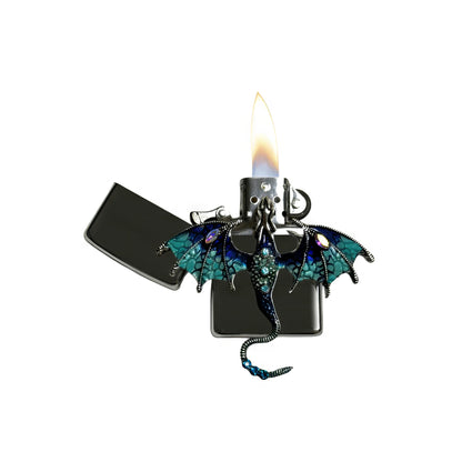 Chrome -  Blue Dragon Lighter - Regular Flame