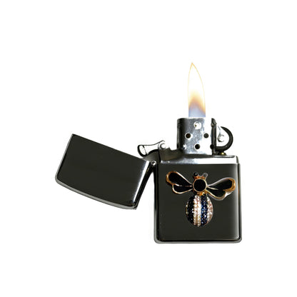 Chrome - Elegant Bee  Lighter - Regular Flame