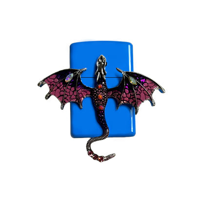 Enchanted Amethyst Dragon Lighter - Regular Flame