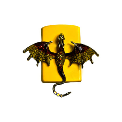 Golden Dragon Lighter - Regular Flame