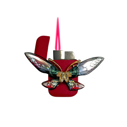 Jet Pink - Enchanted Butterfly Lighter - Pink Flame