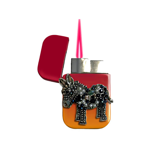 Jet Pink Orange - Donkey Lighter - Pink Flame