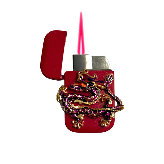 Jet Pink - Purple Dragon Lighter - Pink Flame