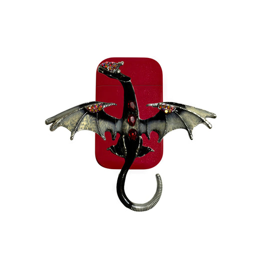 Mystic Red Dragon Jet Lighter - Pink Flame