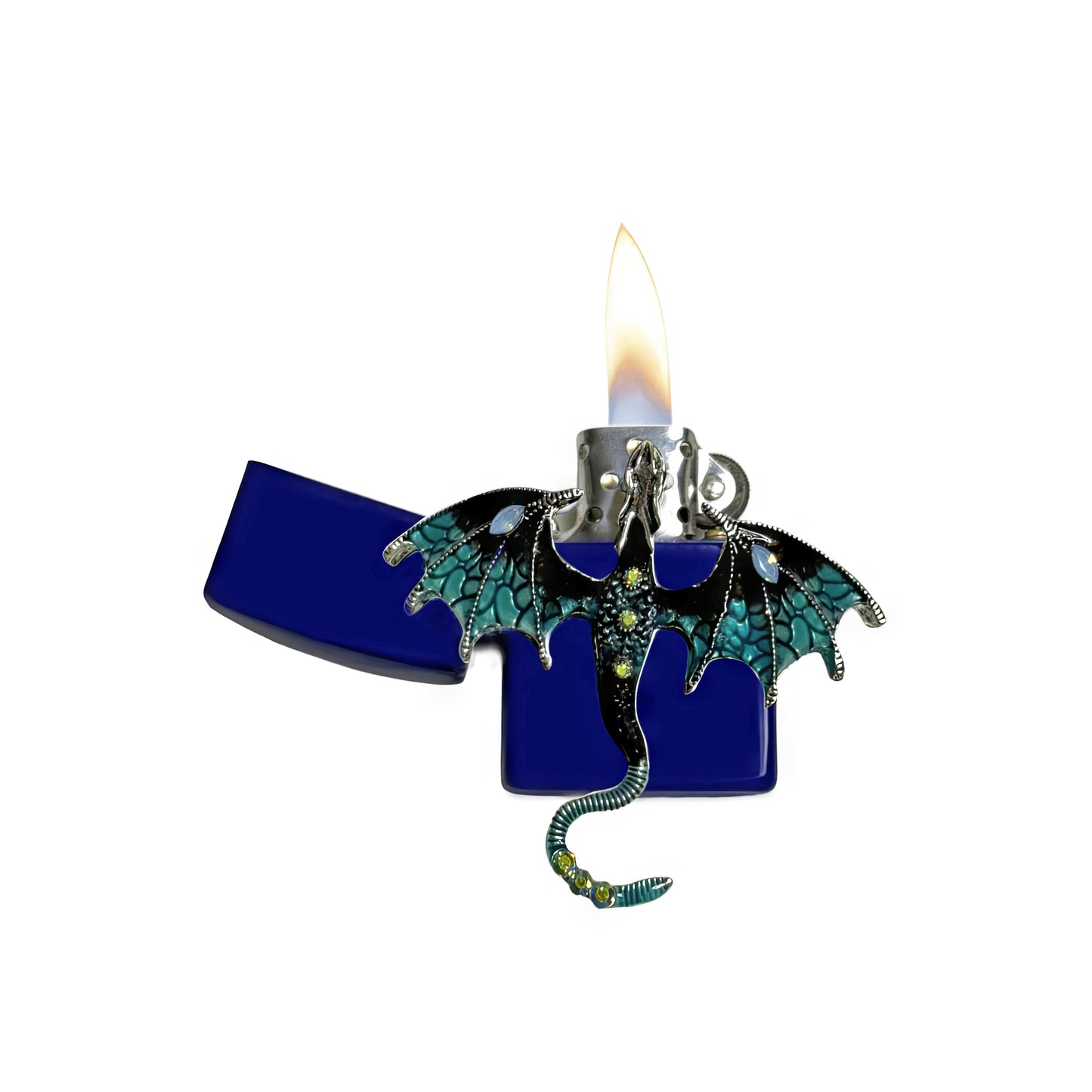 Navy Blue - Blue Dragon Lighter - Regular Flame