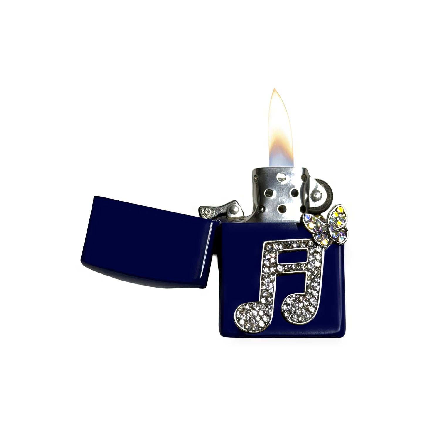 Navy Blue -Musical Lighter - Regular Flame