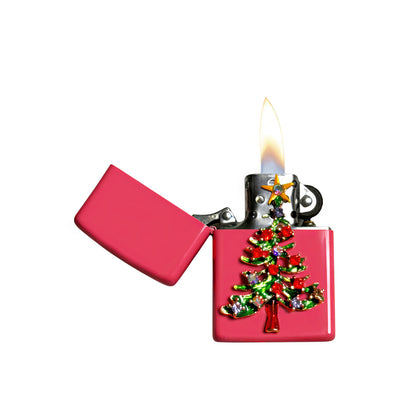 Pink -  Christmas Tree Lighter - Regular Flame