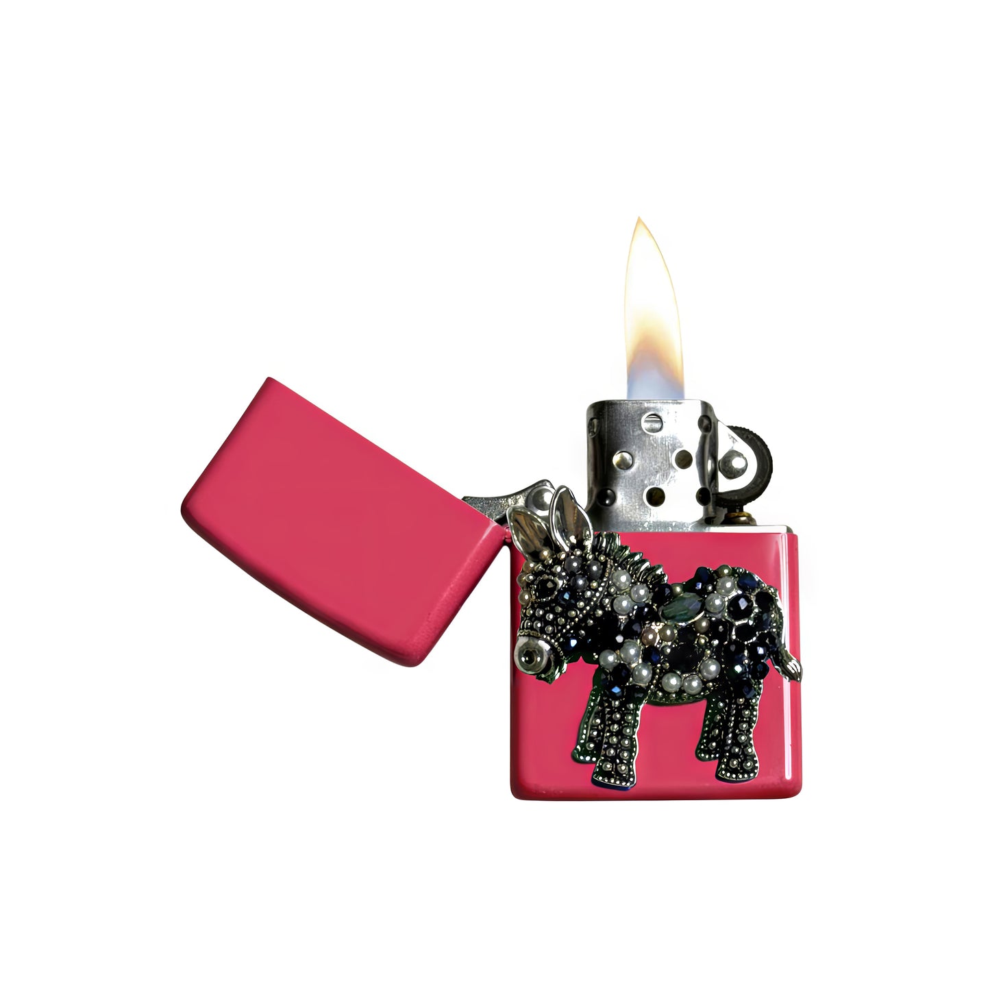 Pink - Donkey Lighter - Regular Flame