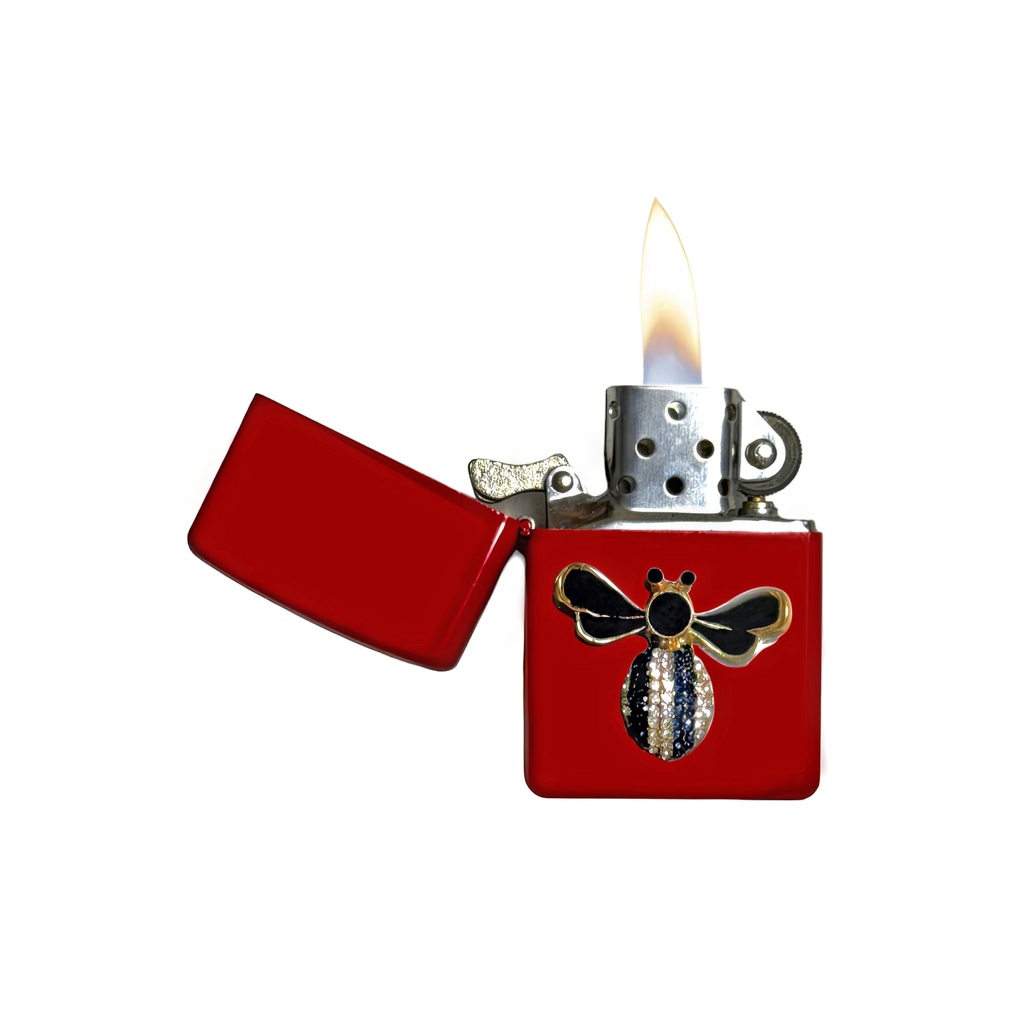 Red - Elegant Bee Lighter - Regular Flame