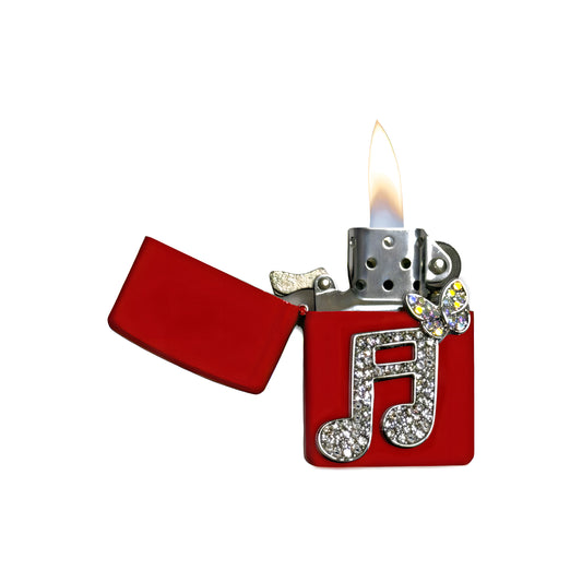 Red - Musical Lighter - Regular Flame