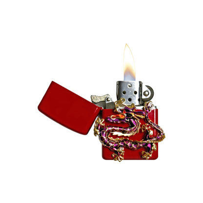 Red - Purple Dragon Lighter - Regular Flame