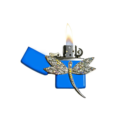 Sky Blue - Elegant Dragonfly Lighter - Regular Flame