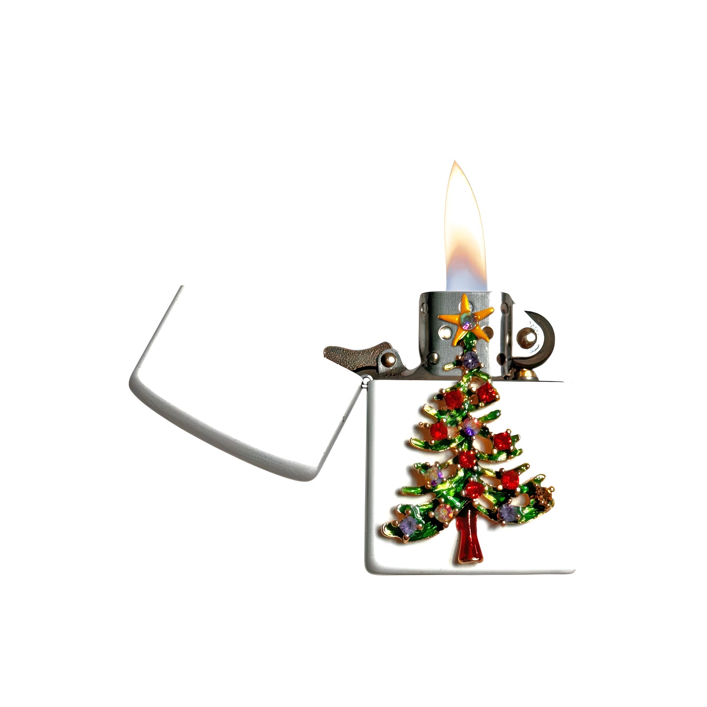 White - Christmas Tree Lighter - Regular Flame