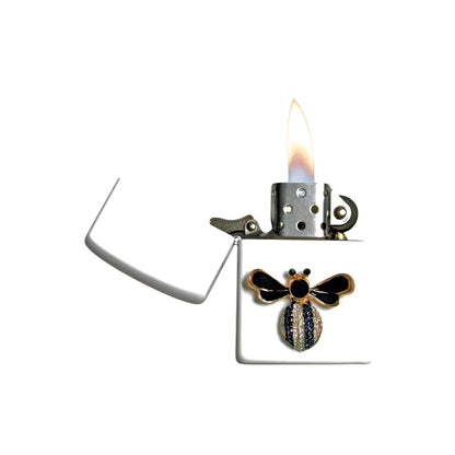 White - Elegant Bee Lighter - Regular Flame