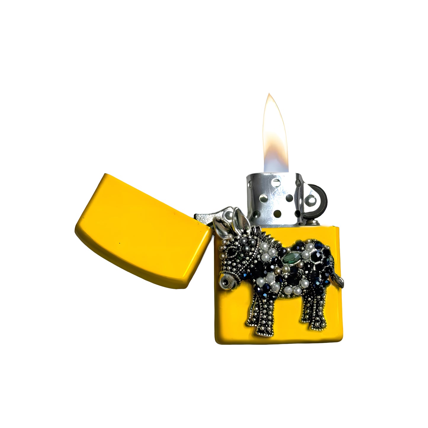 Yellow - Donkey Lighter - Regular Flame