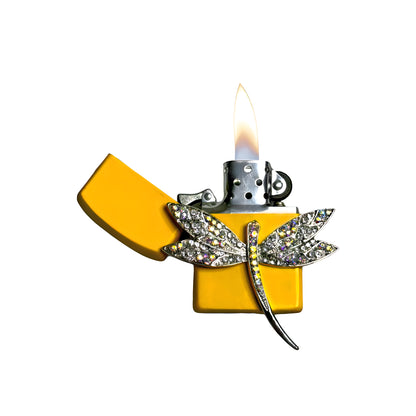 Yellow - Elegant Dragonfly Lighter - Regular Flame