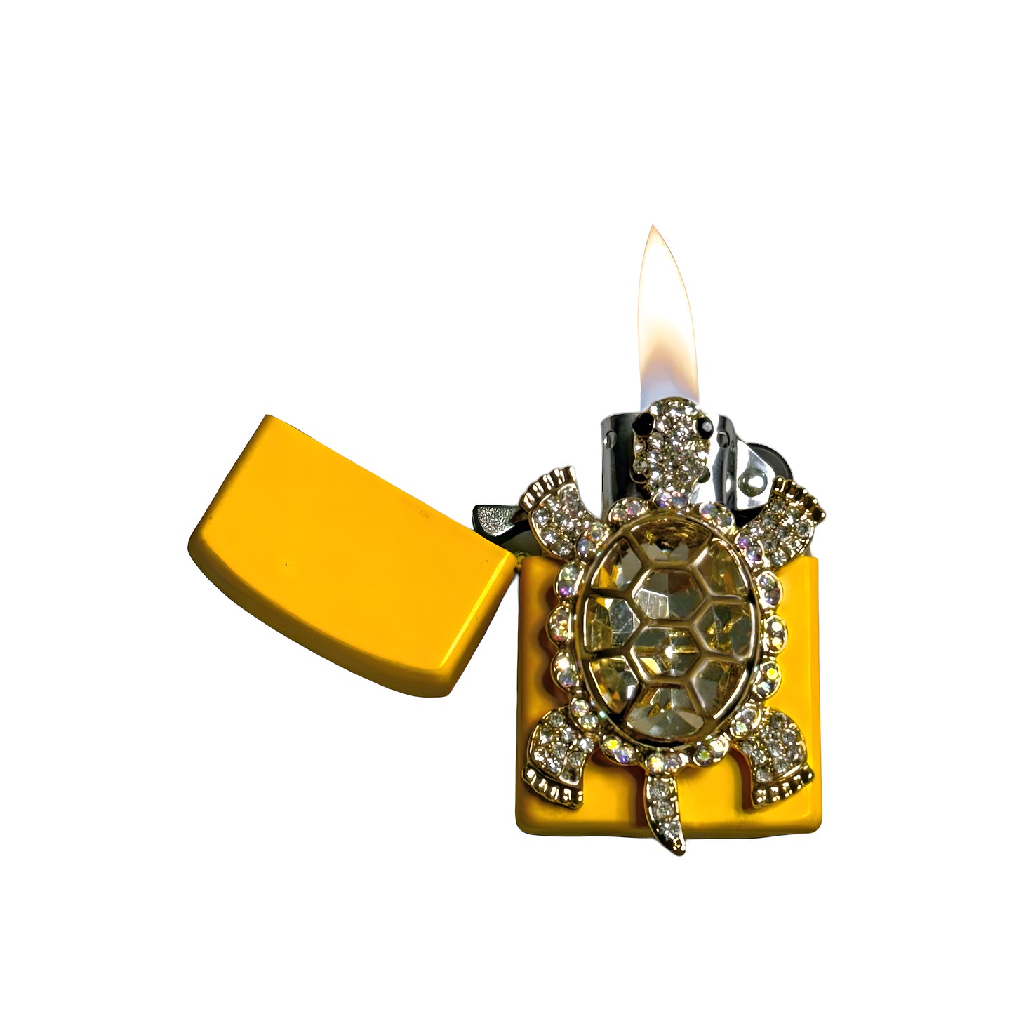 Yellow - Elegant Turtle Lighter - Regular Flame