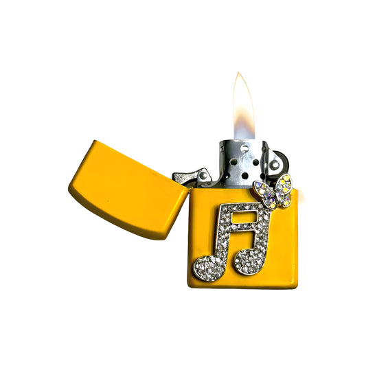 Yellow - Musical Lighter - Regular Flame