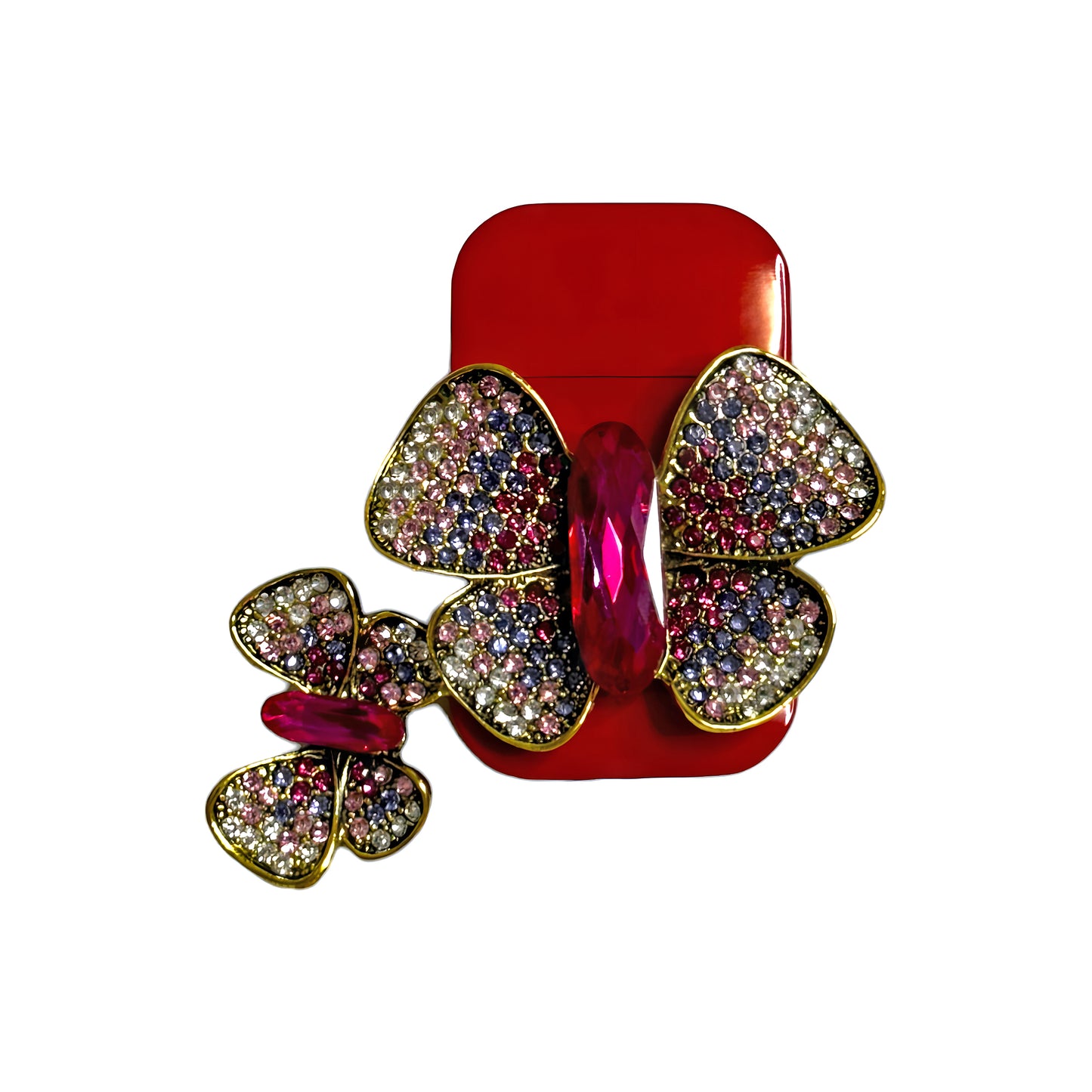 Jeweled Butterfly Jet Lighter - Pink Flame